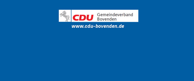 CDU Bovenden - Transparenz der Haushaltsberatungen verbessern