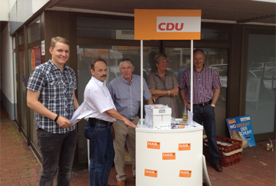 CDU-Vorstand und Fraktion im Gespräch mit interessierten Bürgerinnen und Bürger in Bovenden