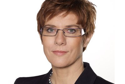 Die saarländische Ministerpräsidentin Annegret Kramp-Karrenbauer